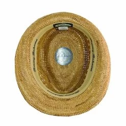 Tommy Bahama Brown Toyo Fedora Hats (#TBW 135OS)